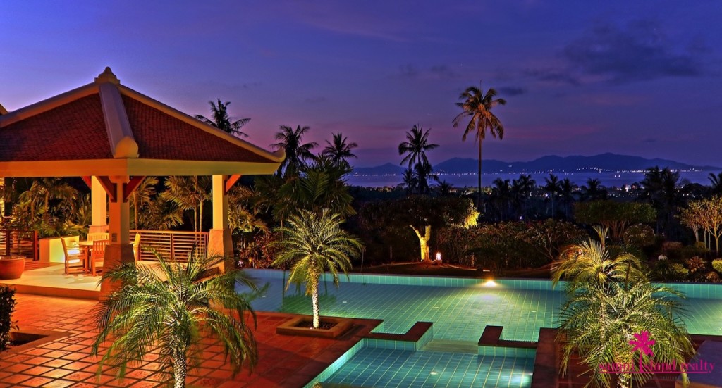 Villa Udorn Thara For Sale Koh Samui Night View