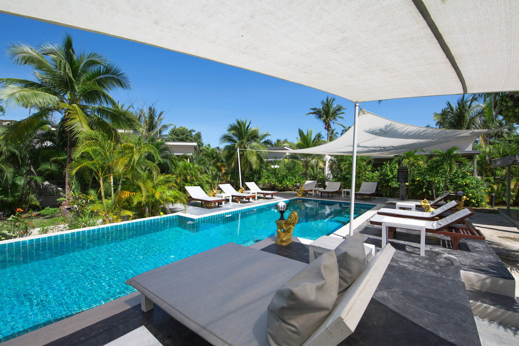 Resort For Sale Koh Samui Poolside Loungers