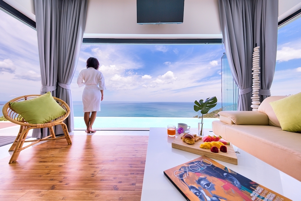 Luxury Koh Samui Property Bedroom view