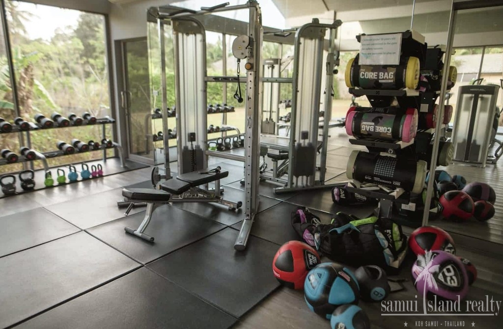 Beachfront Villa Koh Samui Gym Equipment