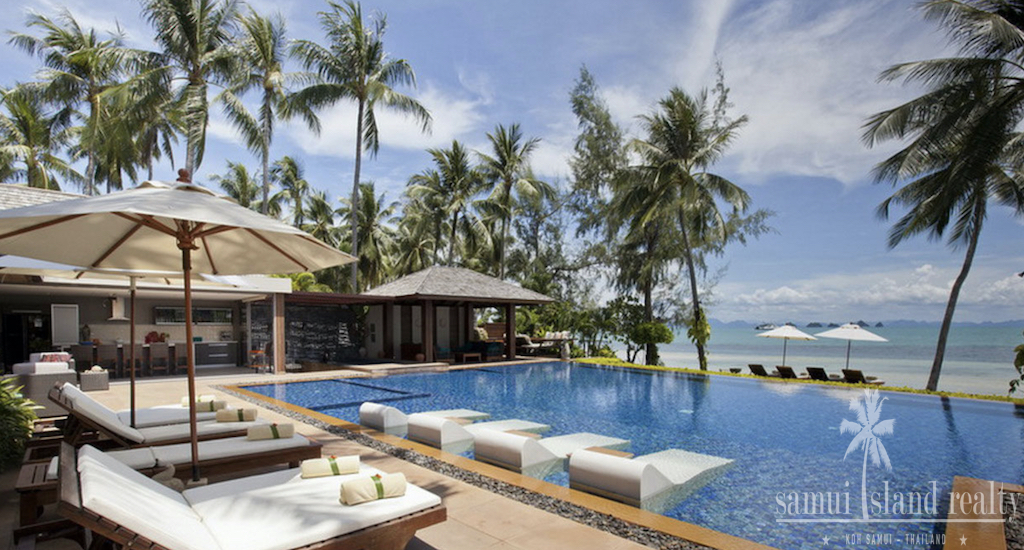Beachfront Villa Koh Samui Pool