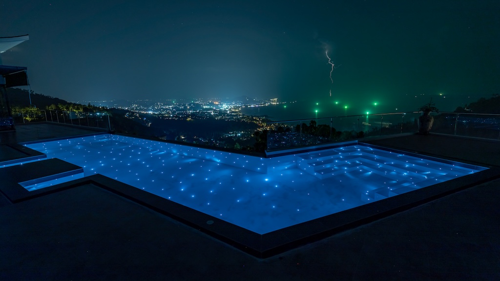 Chaweng Noi Property Koh Samui Pool Night