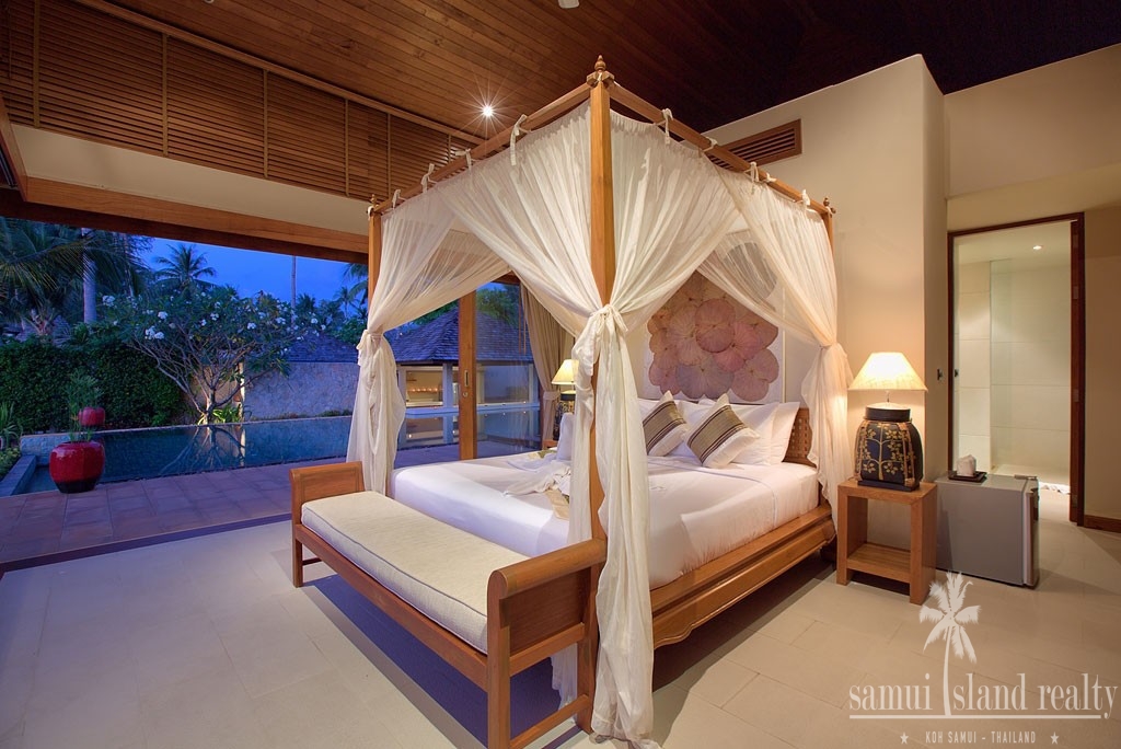 Koh Samui Beachfront Property Master Bedroom