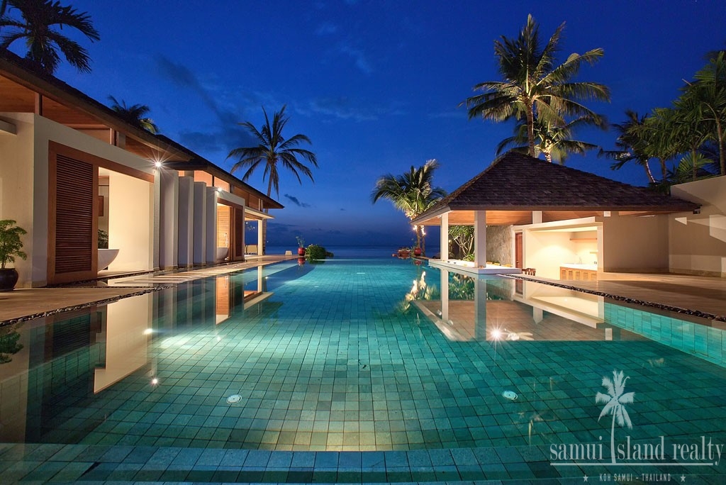 Koh Samui Beachfront Property Pool