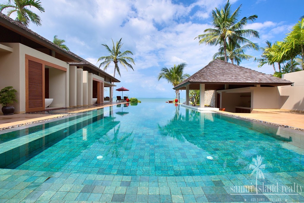 Koh Samui Beachfront Property Pool
