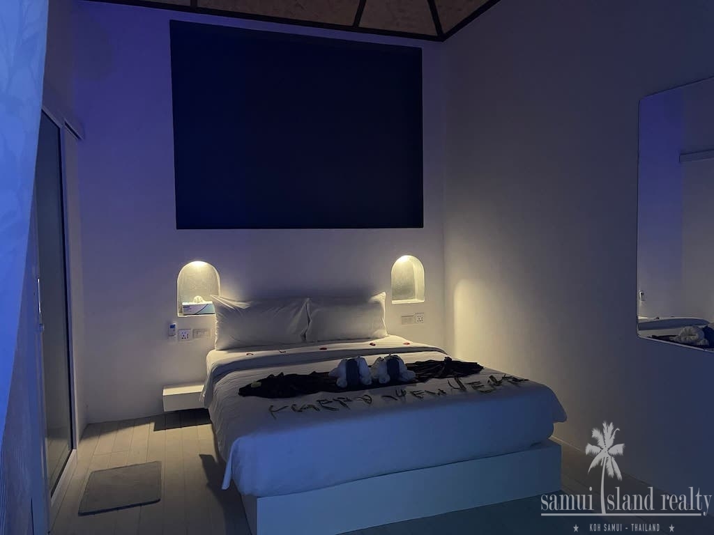 Lamai Villa Samui Bedroom At Night