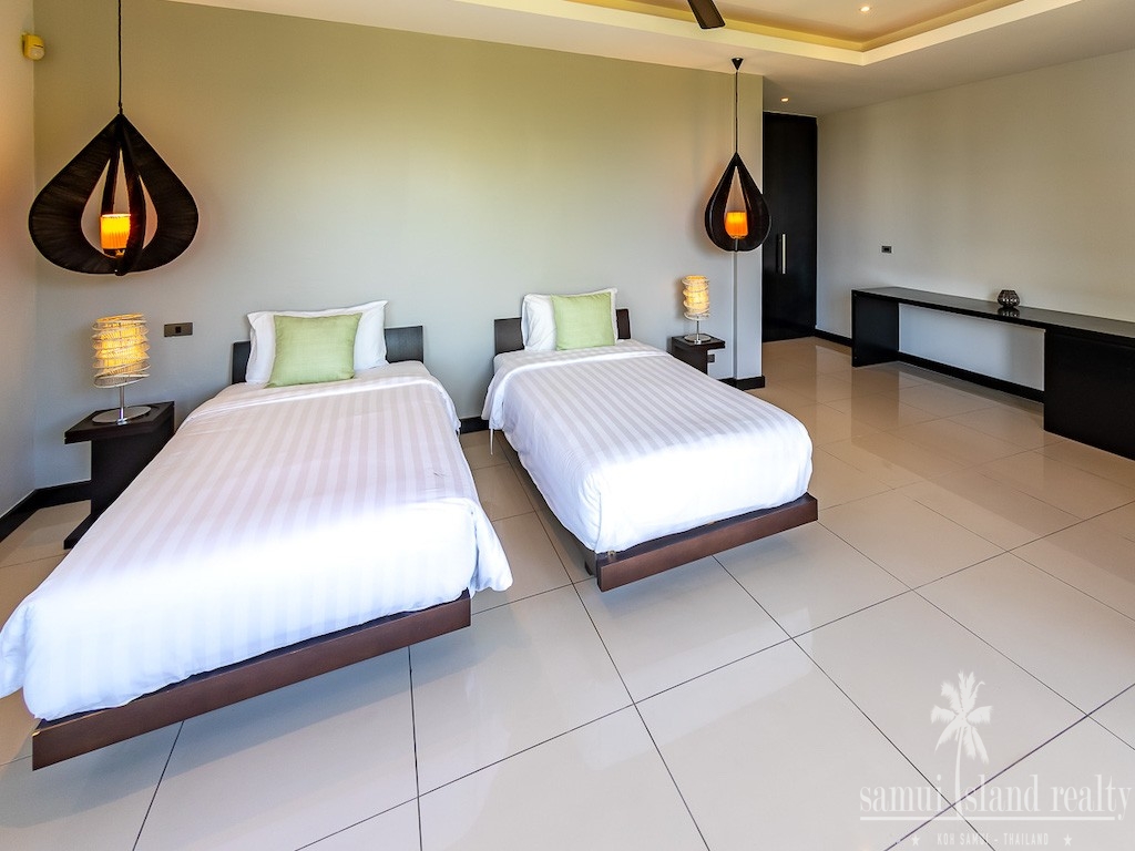 Maenam Villa Koh Samui Twin Beds