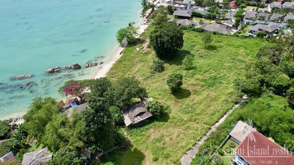 Koh Samui Beachfront Land Lamai Aerial