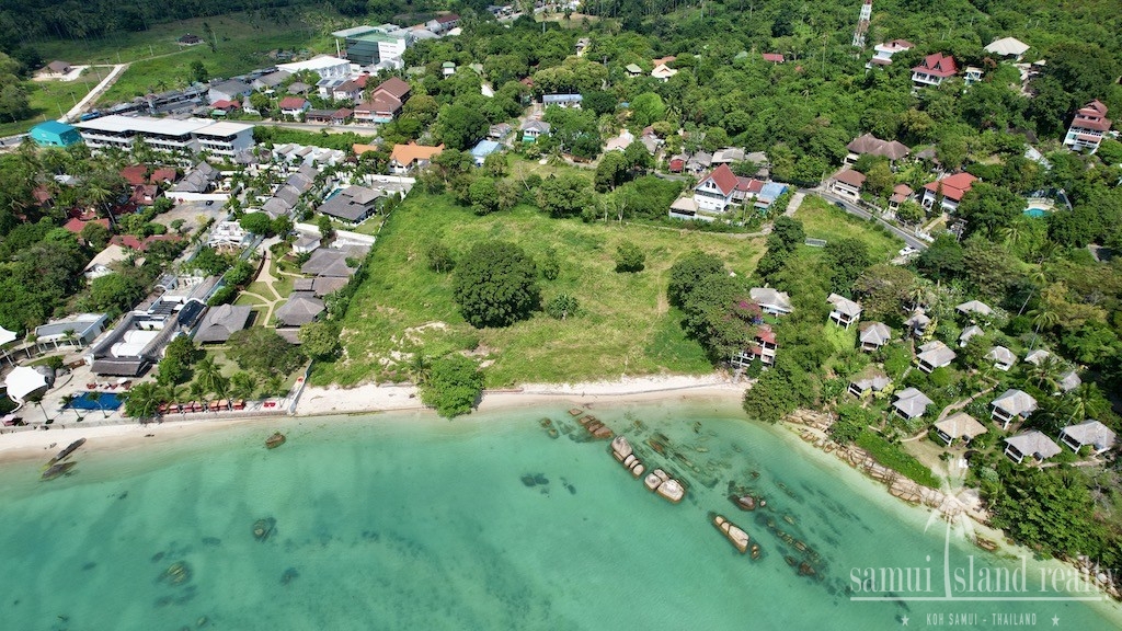Koh Samui Beachfront Land Lamai Aerial 3