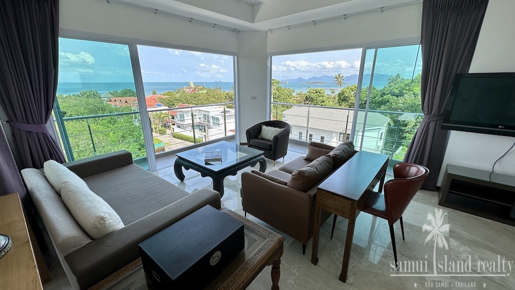 Koh Samui Apartment Building Lounge View