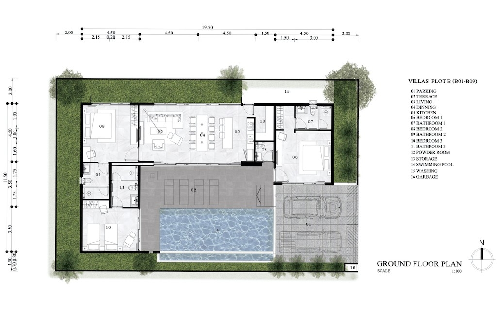Koh Samui Maenam Villas Floor Plan
