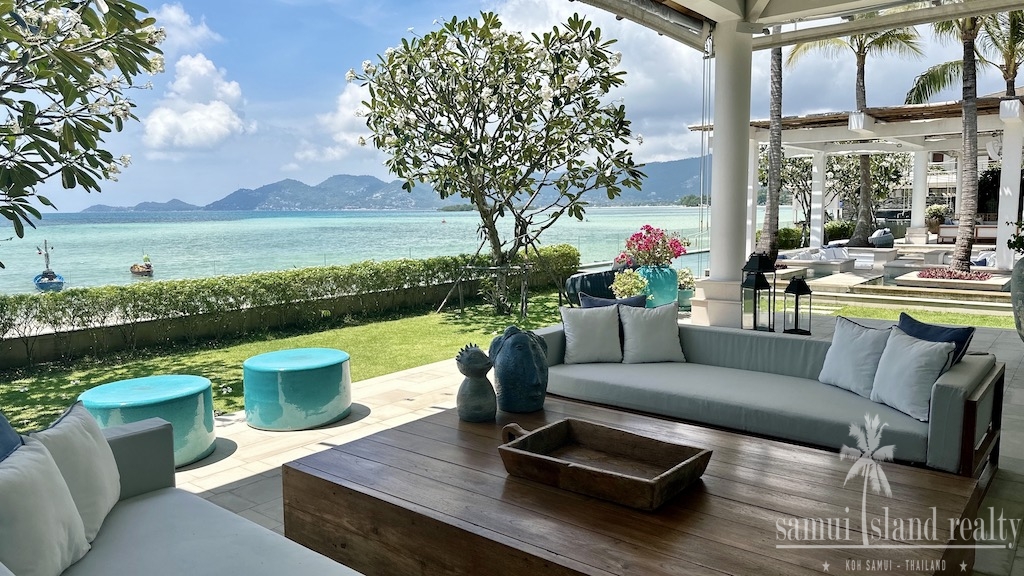 Luxury Beachfront Property Koh Samui Master View