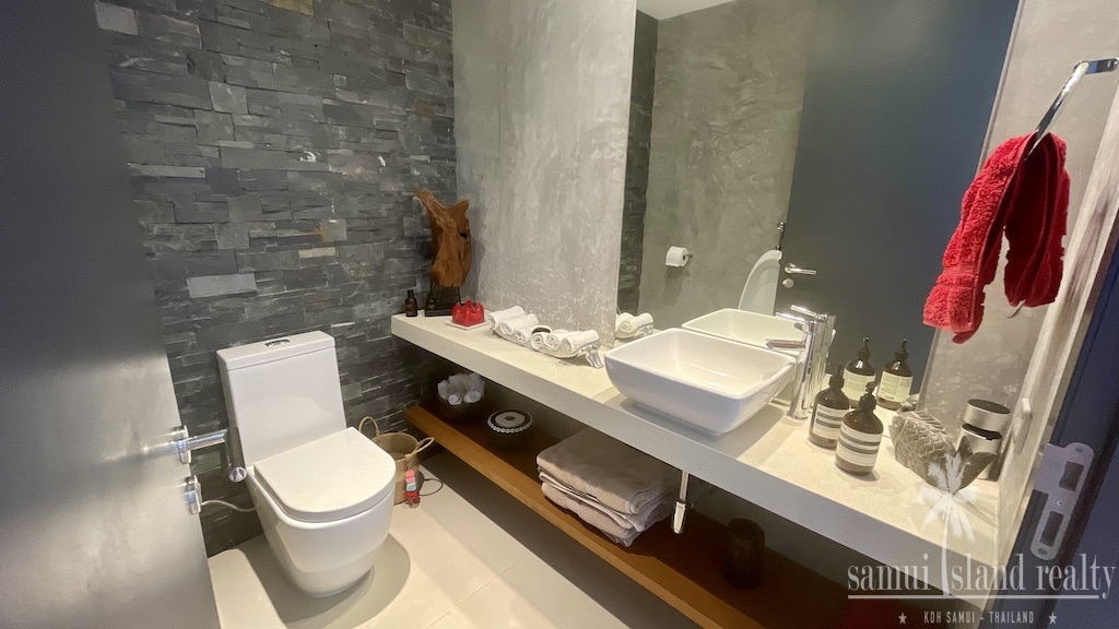 Sea View Koh Samui Property Guest Bathroom