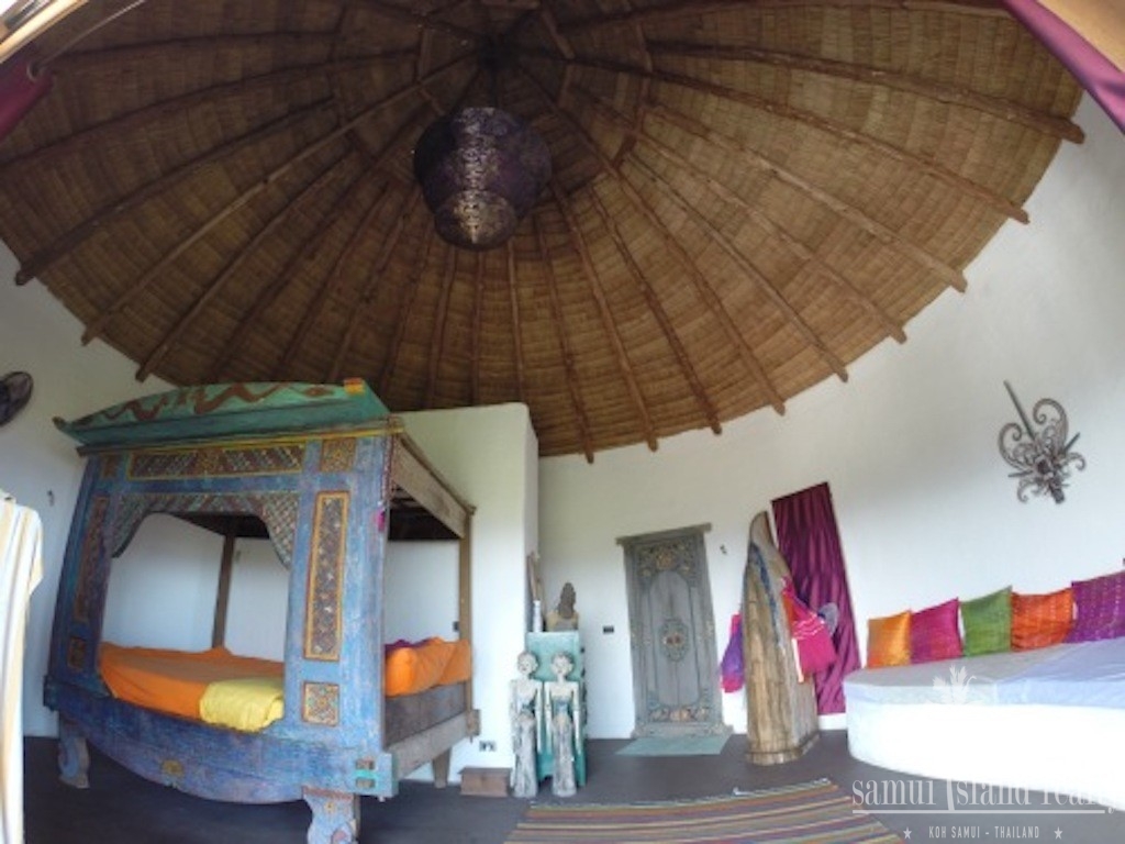 Master Bedroom At Lamai Sea View Villa Samui