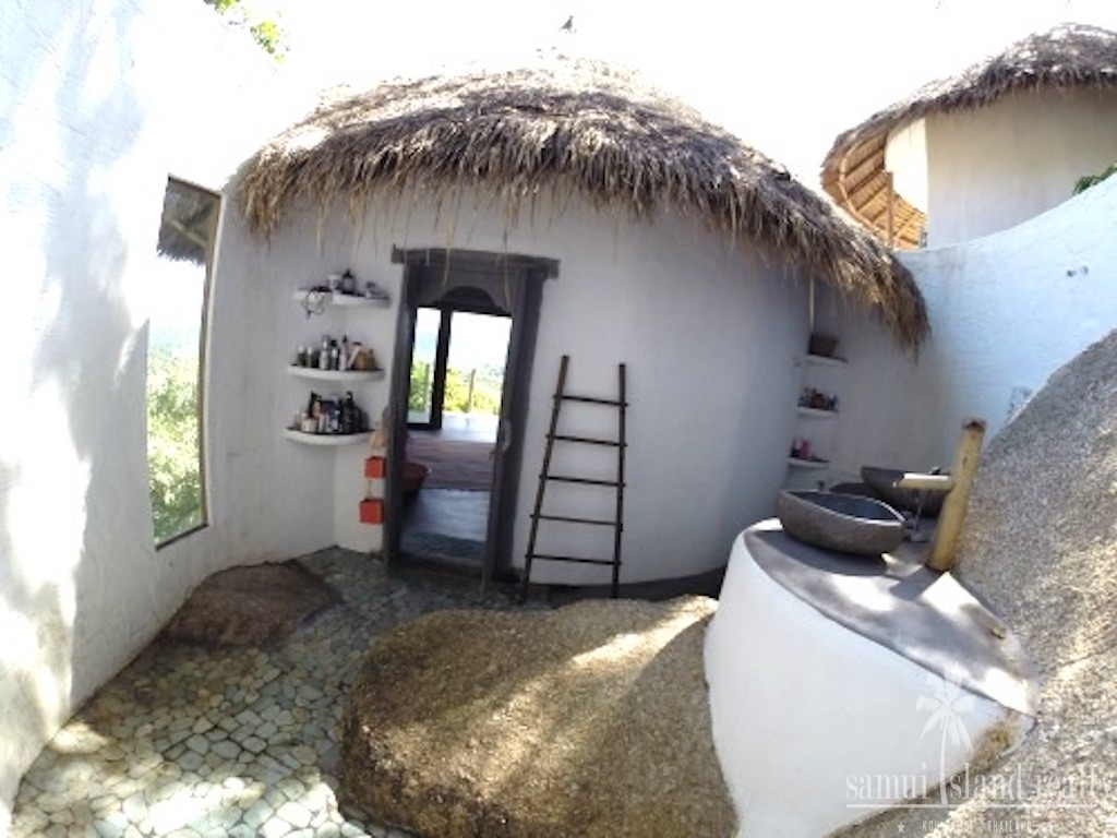 Bathroom At Lamai Sea View Villa Samui