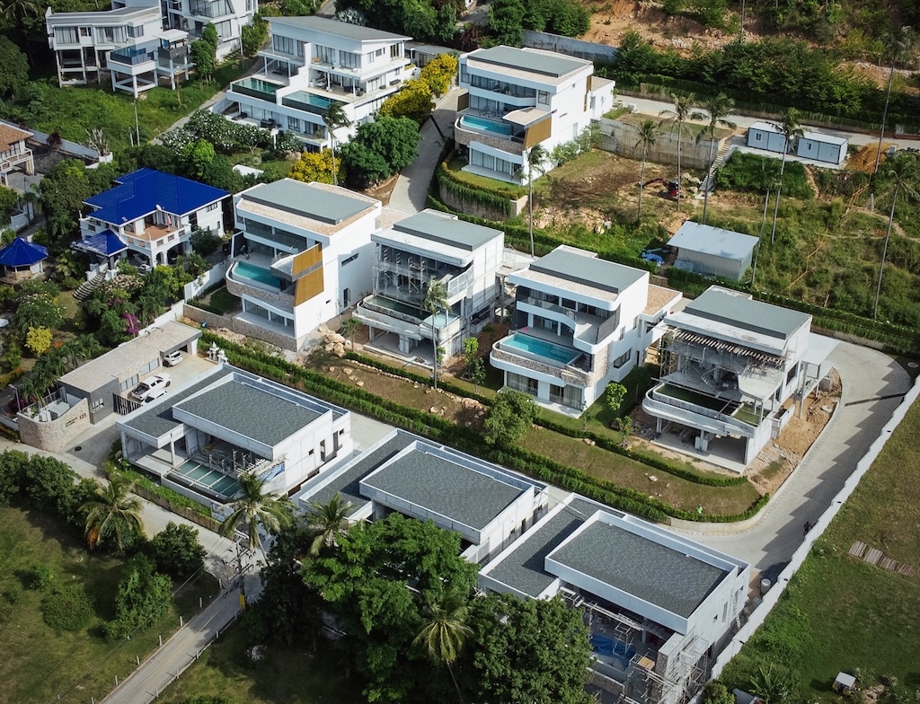 Koh Samui Villas Bang Po Aerial