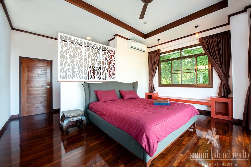 Bang Rak Koh Samui Villa Bedroom