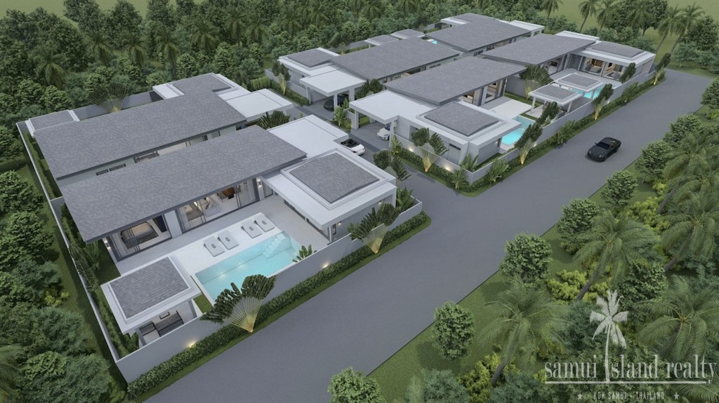 Koh Samui Bophut Villas Site Plan