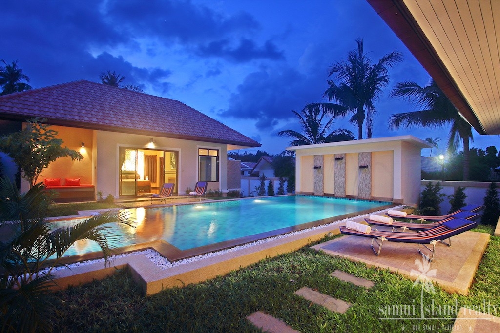 Koh Samui Property Investment Villa At Night