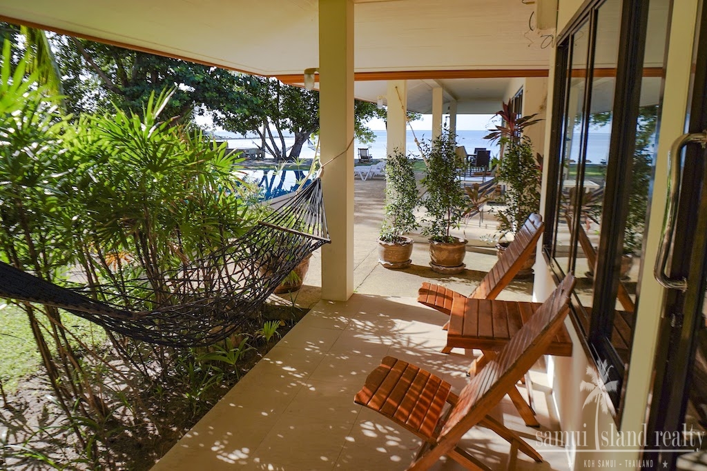 Koh Samui Beach Resort Property Covered Terrace