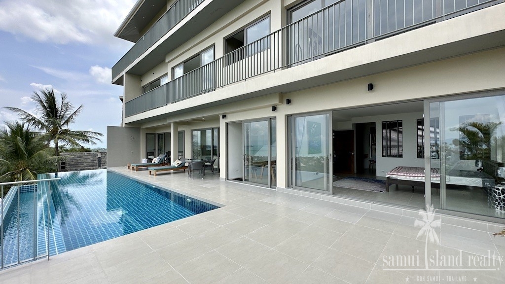 Koh Samui Bophut Villa For Sale Terrace