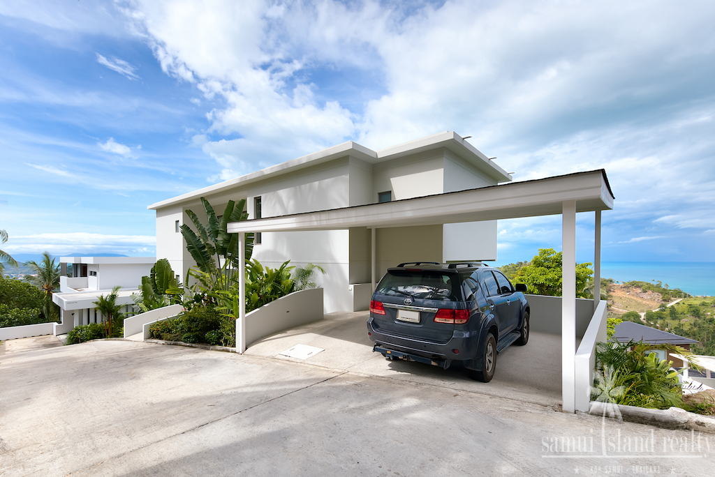 Koh Samui Villa For Rent Parking