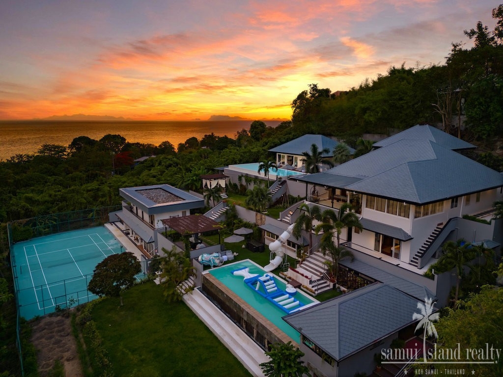 Ocean View Koh Samui Property Sunset View