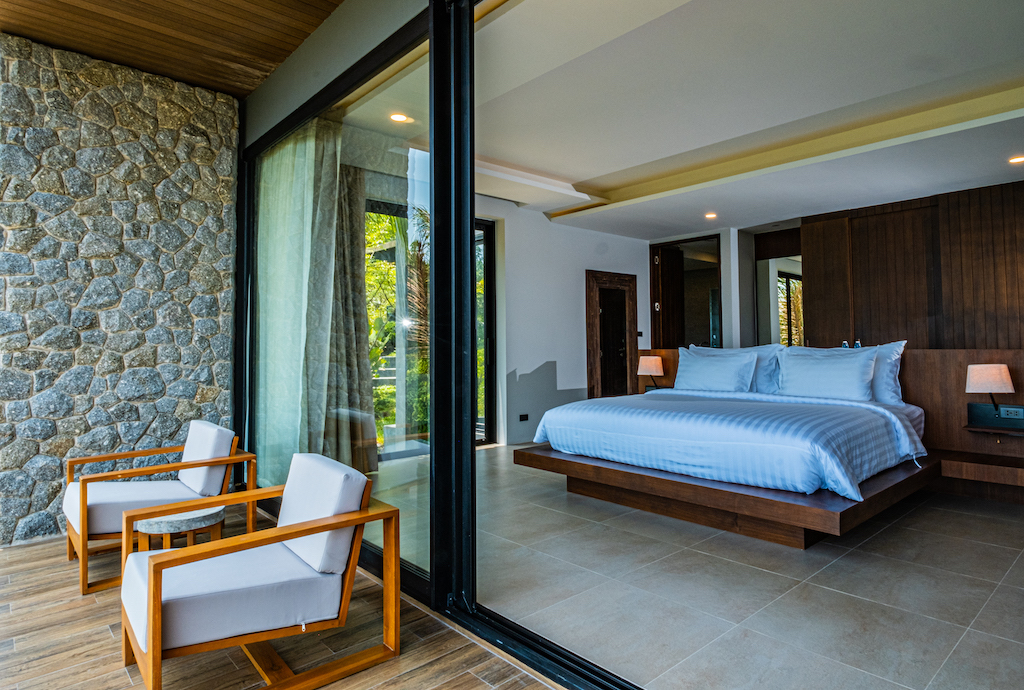 Koh Samui Luxury Villa For Sale Bedroom Terrace