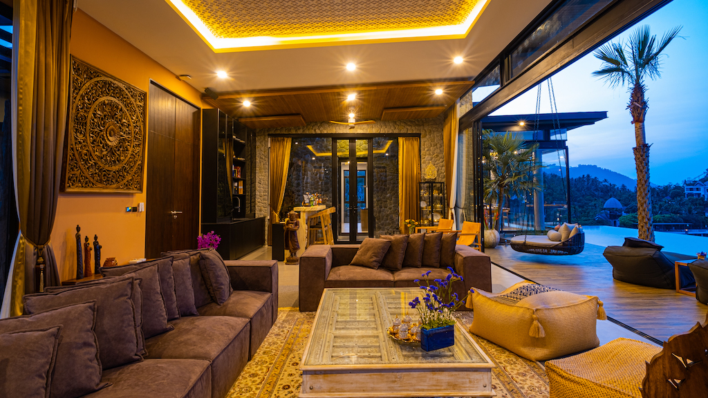 Koh Samui Luxury Villa For Sale Lounge