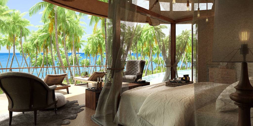 Koh Samui Luxury Villas Sea View bedroom