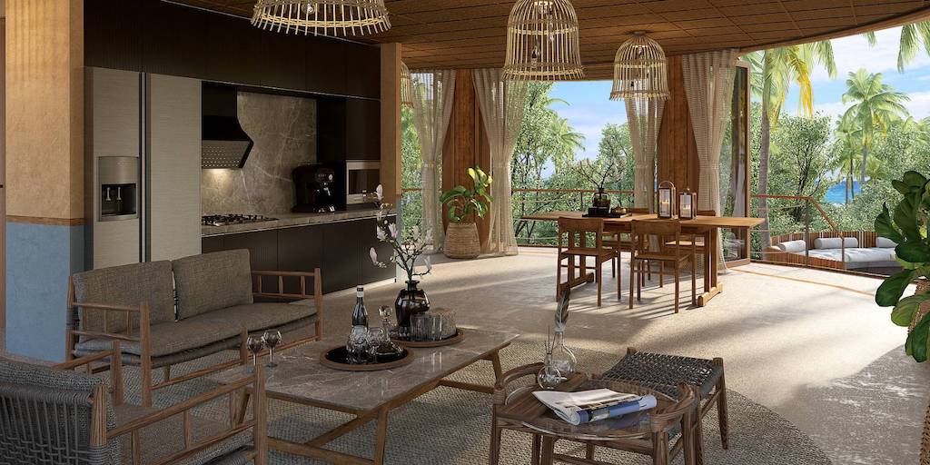 Koh Samui Luxury Villas Living Area