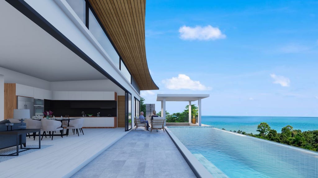 Chaweng Noi Villa For Sale Pool Terrace