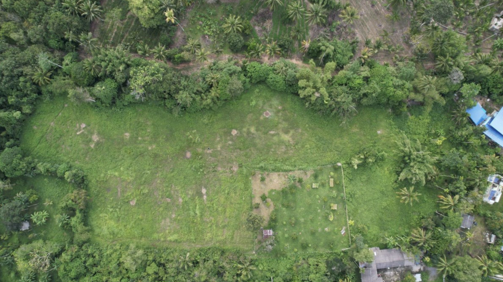 Land For Sale In Taling Ngam Koh Samui Aerial Above