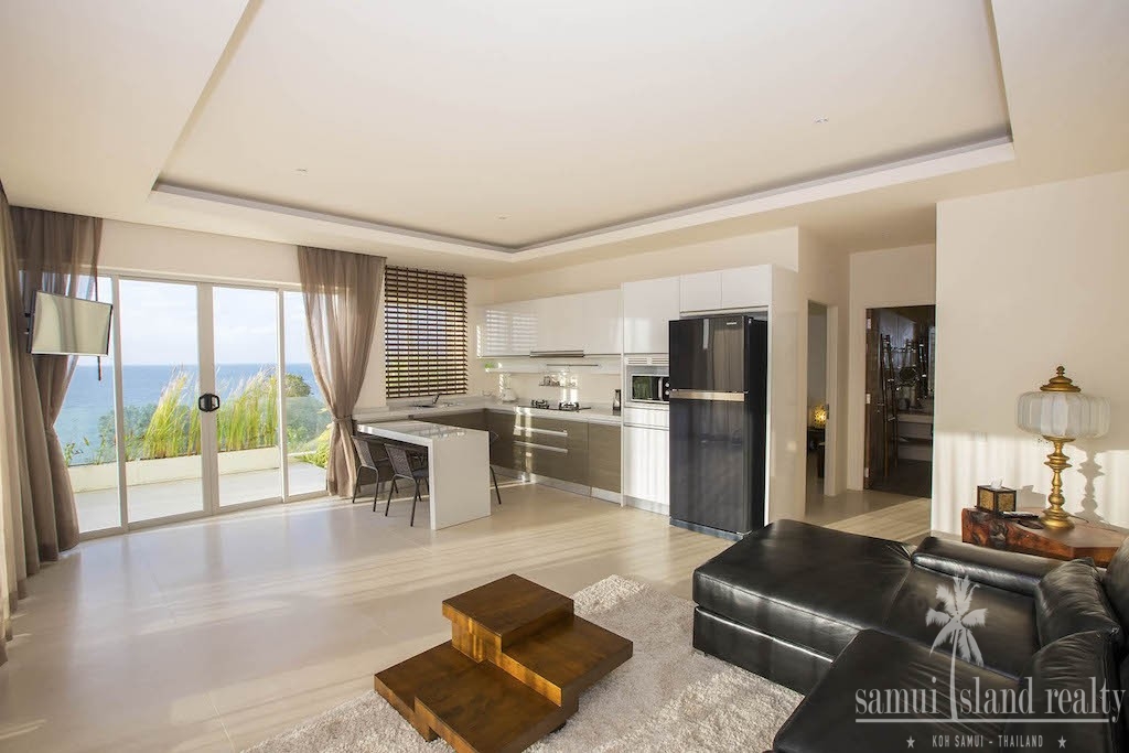 Sea View Samui Property For Sale Apartment Lounge