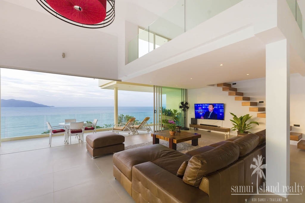 Sea View Samui Property For Sale Living Area