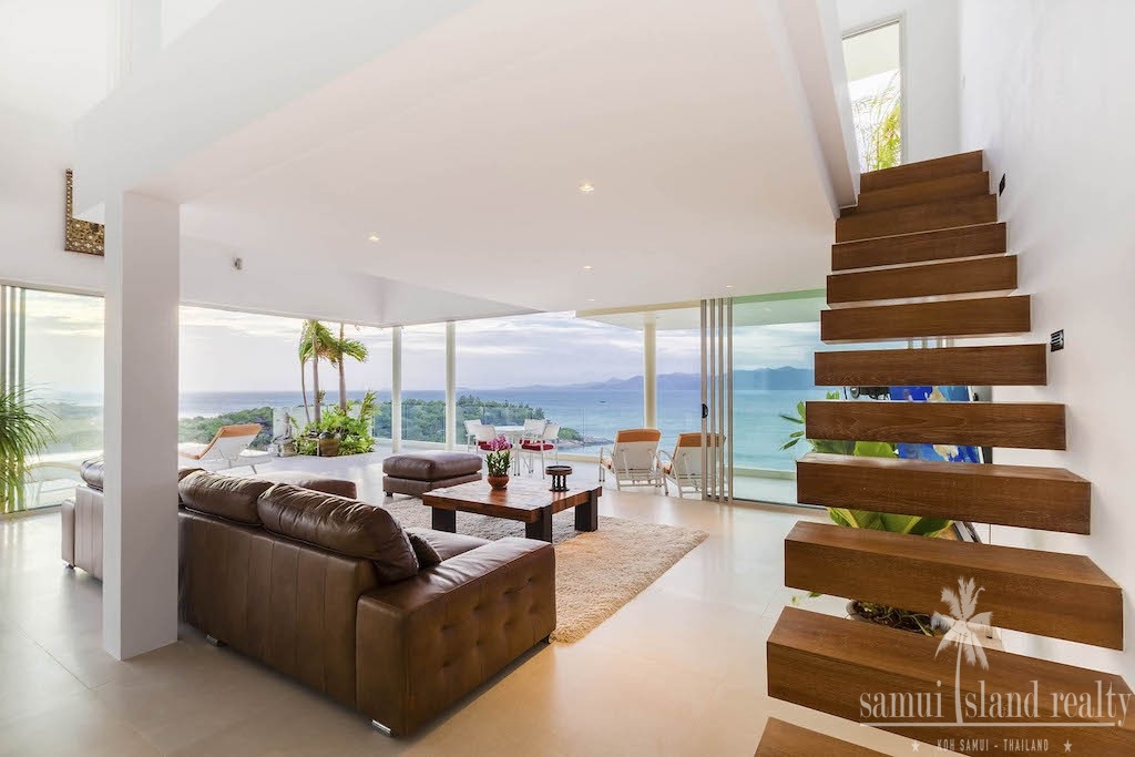 Sea View Samui Property For Sale Stairs