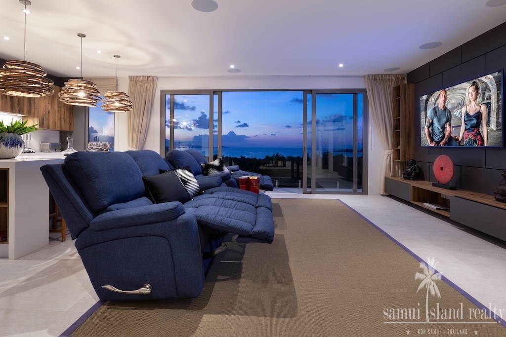 Luxury Plai Laem Villa For Sale Lower Lounge