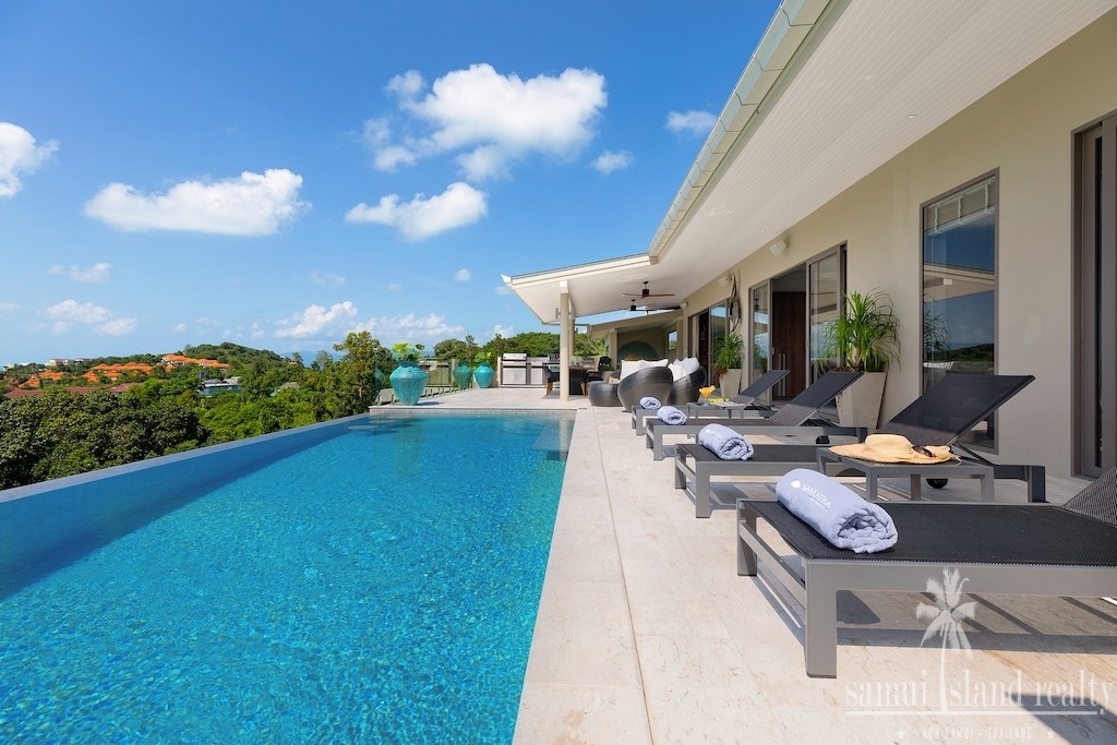 Luxury Plai Laem Villa For Sale Pool and Terrace