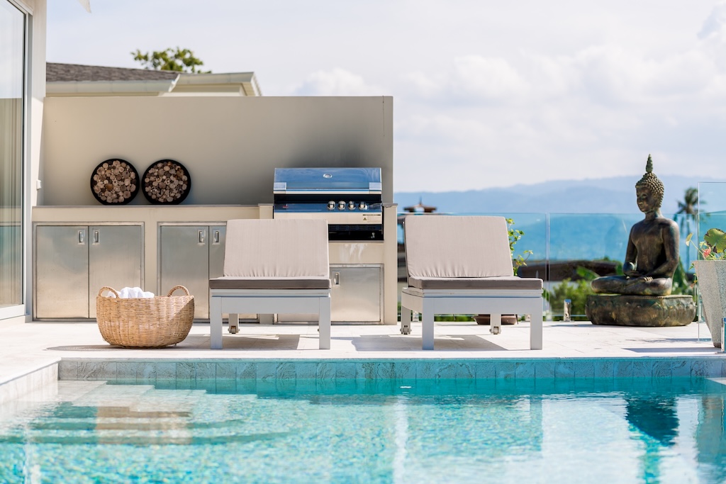 Samui Bayside Villa For Sale BBQ