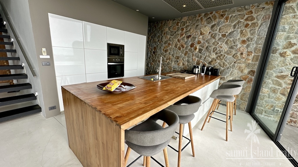 Bophut Sea View Property For Rent Kitchen