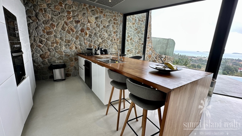 Bophut Sea View Property For Rent Kitchen