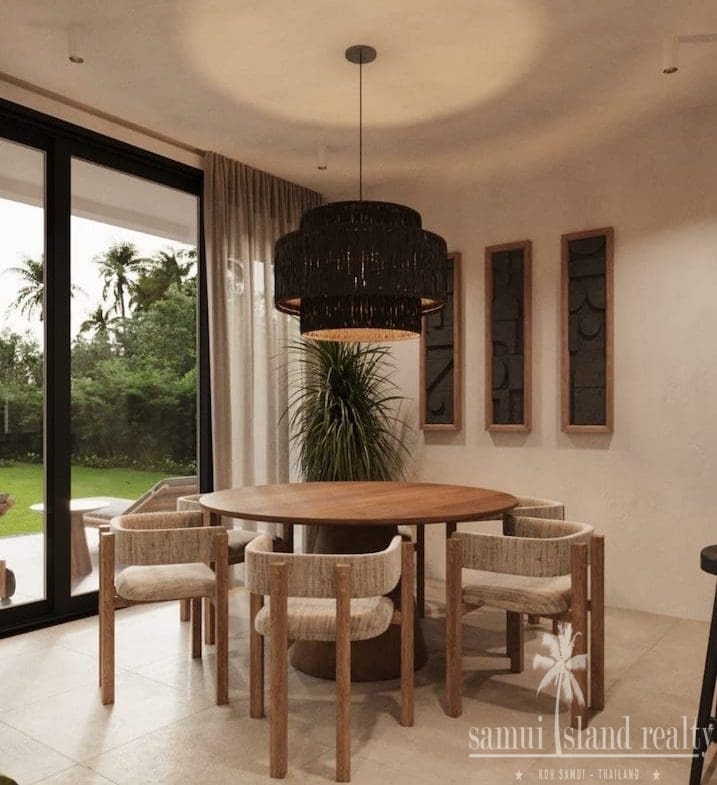 Chaweng Pool Villas For Sale Dining