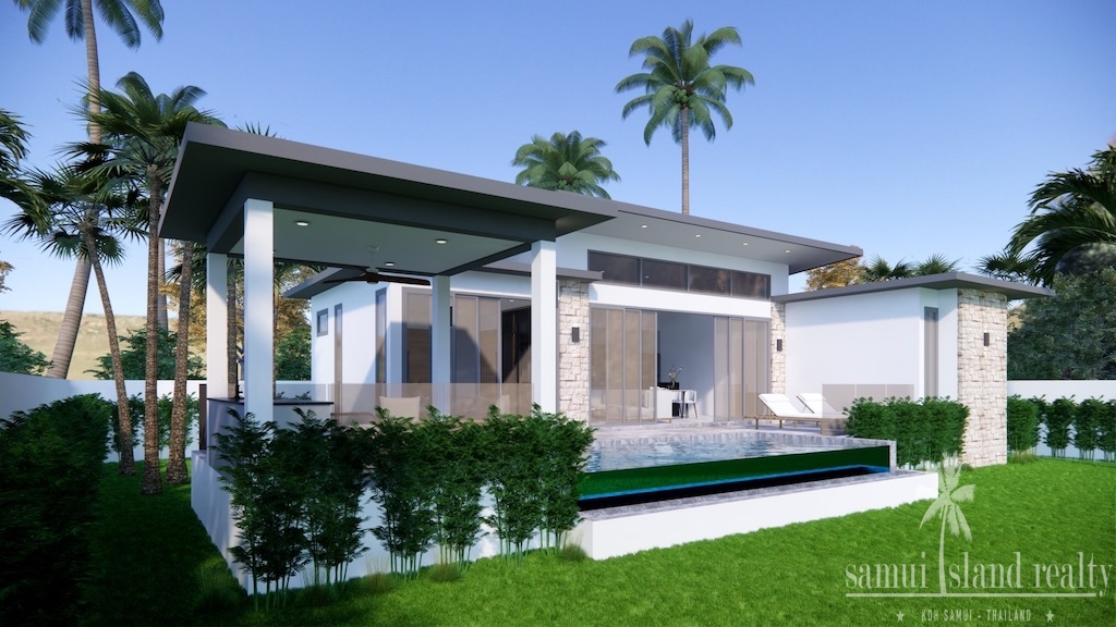 Koh Samui Modern Pool Villas For Sale Render