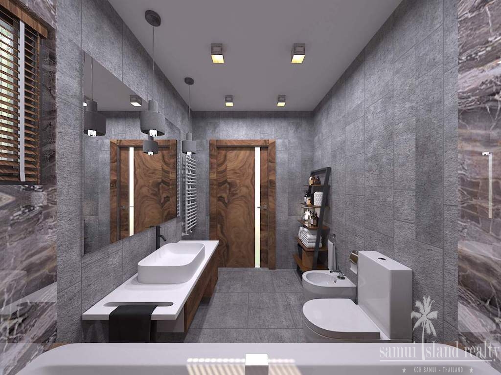 Riana Samui Houses Bathroom