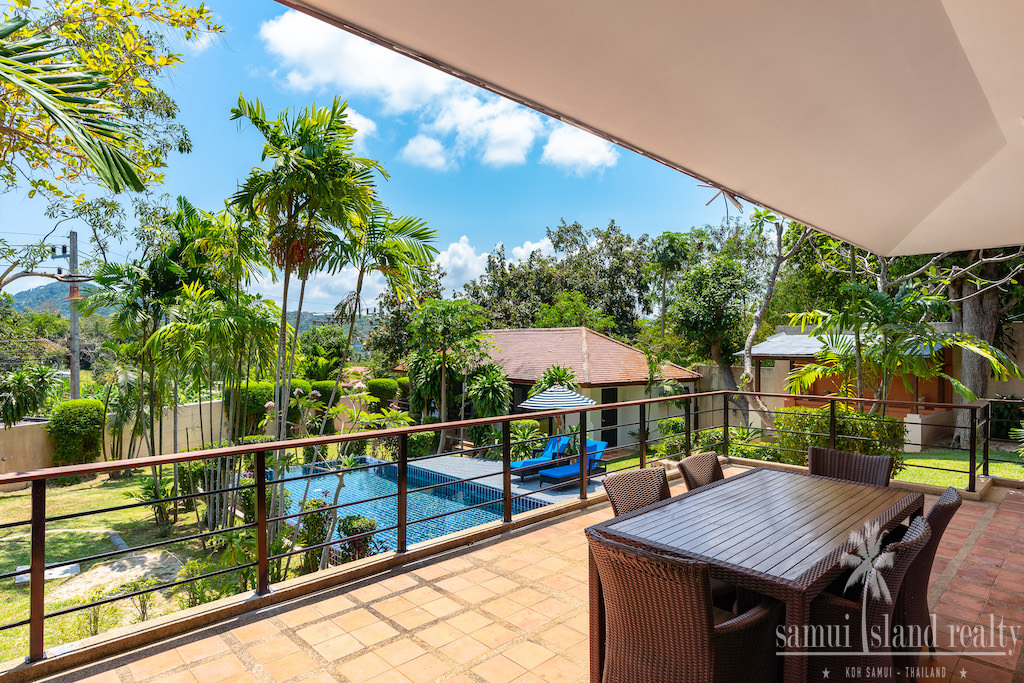 Samui Pool Villa For Sale Terrace