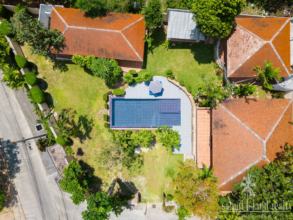Samui Pool Villa For Sale Aerial Image