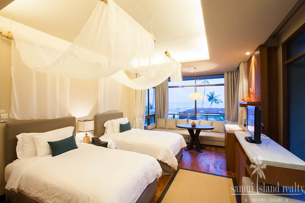 Koh Samui Beachfront Pool Villa Bedroom