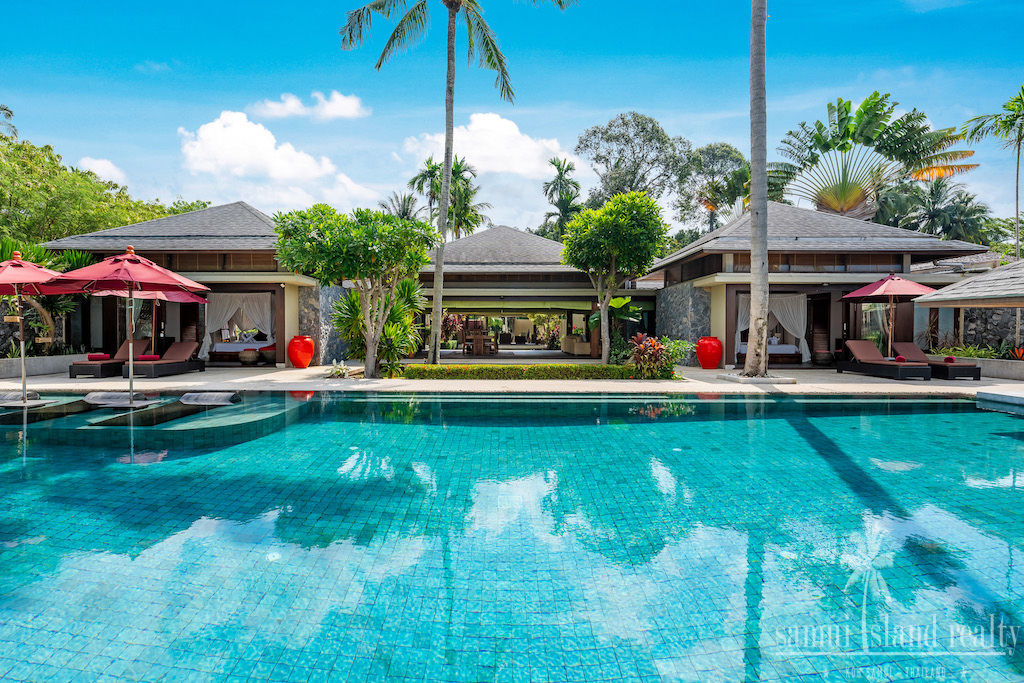 Koh Samui Beachfront Villa For Sale Private Pool