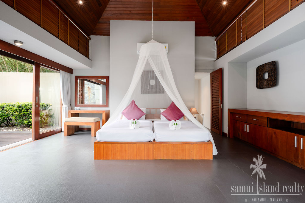 Koh Samui Beachfront Villa For Sale Guest Bedroom