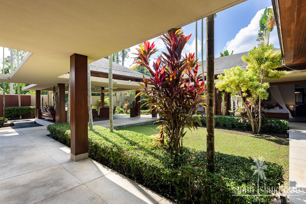 Koh Samui Beachfront Villa For Sale Garden